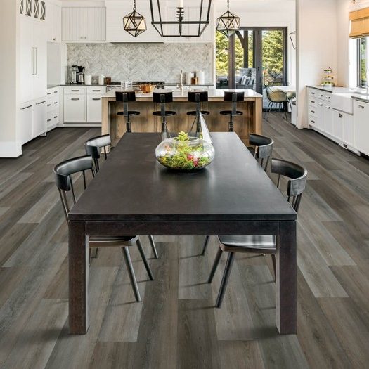 Laminate flooring in dining room | Flooring By Design