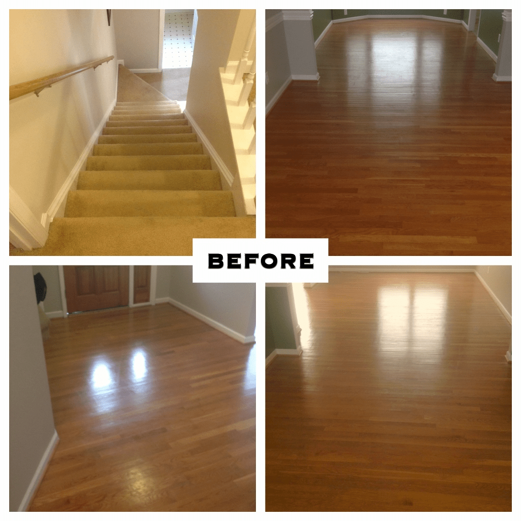Before after floor installation | Flooring By Design