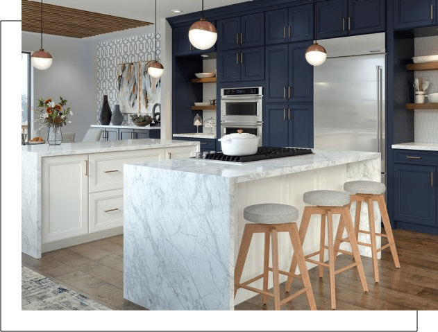 Custom kitchen cabinets by Flooring by Design Durham, NC